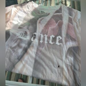New Size Medium “Dance” T-shirt giant pointe shoe